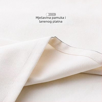 Nordijski stil baldahin zavjesa tapiserija za dnevni boravak – mješavina lanu, digitalni toplinski prijenos, pravokutni oblik, prilagodljivo