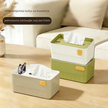 Kutija za maramice L-6260 • Plastična • Moderni minimalistički stil • Višenamjenski