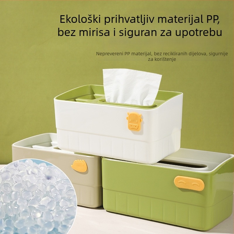 Kutija za maramice L-6260 • Plastična • Moderni minimalistički stil • Višenamjenski