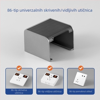 Vijčani vodootporni spremnik za neusklađenu utičnicu na pametnom WC-u s zaštitnim poklopcem prekidača za oslobađanje vode