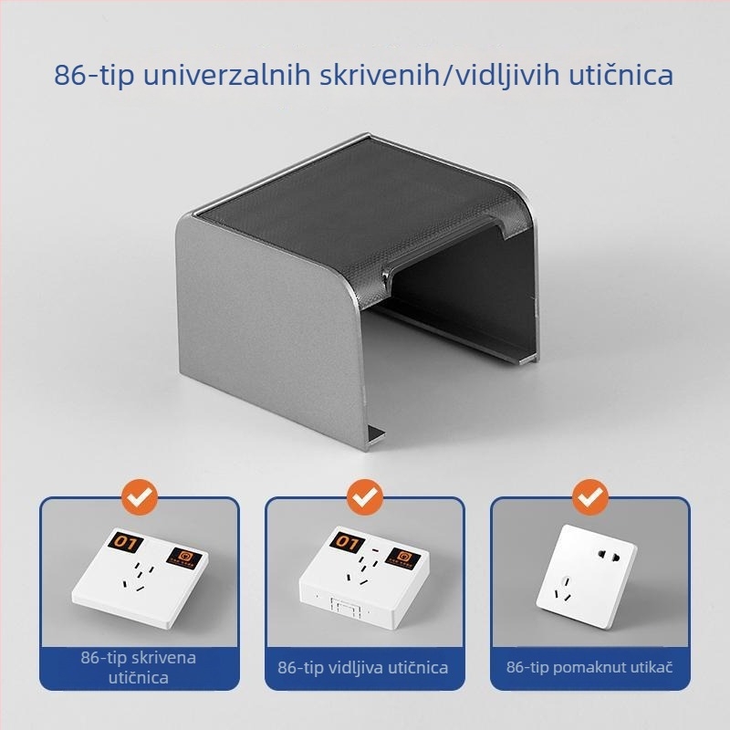 Vijčani vodootporni spremnik za neusklađenu utičnicu na pametnom WC-u s zaštitnim poklopcem prekidača za oslobađanje vode