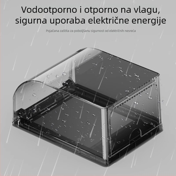 86-tipni uklonjivi vodootporni poklop za kupaonsku utičnicu i prekidač bojlera