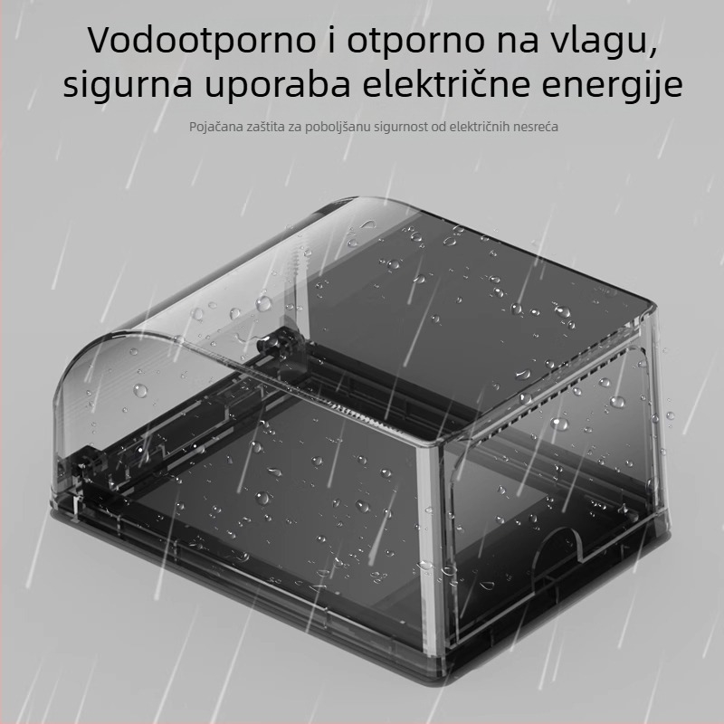 86-tipni uklonjivi vodootporni poklop za kupaonsku utičnicu i prekidač bojlera