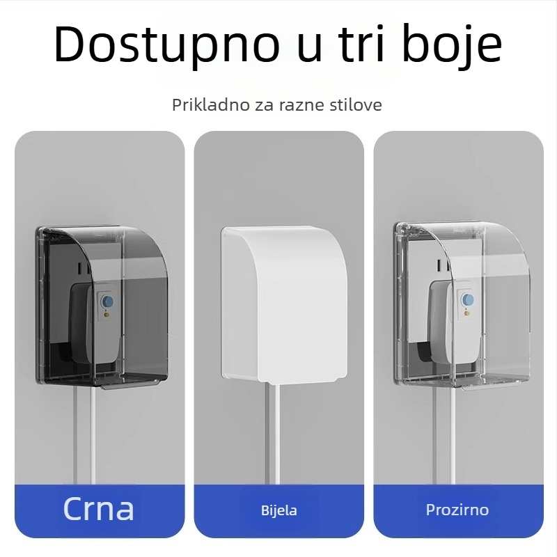 86-tipni uklonjivi vodootporni poklop za kupaonsku utičnicu i prekidač bojlera