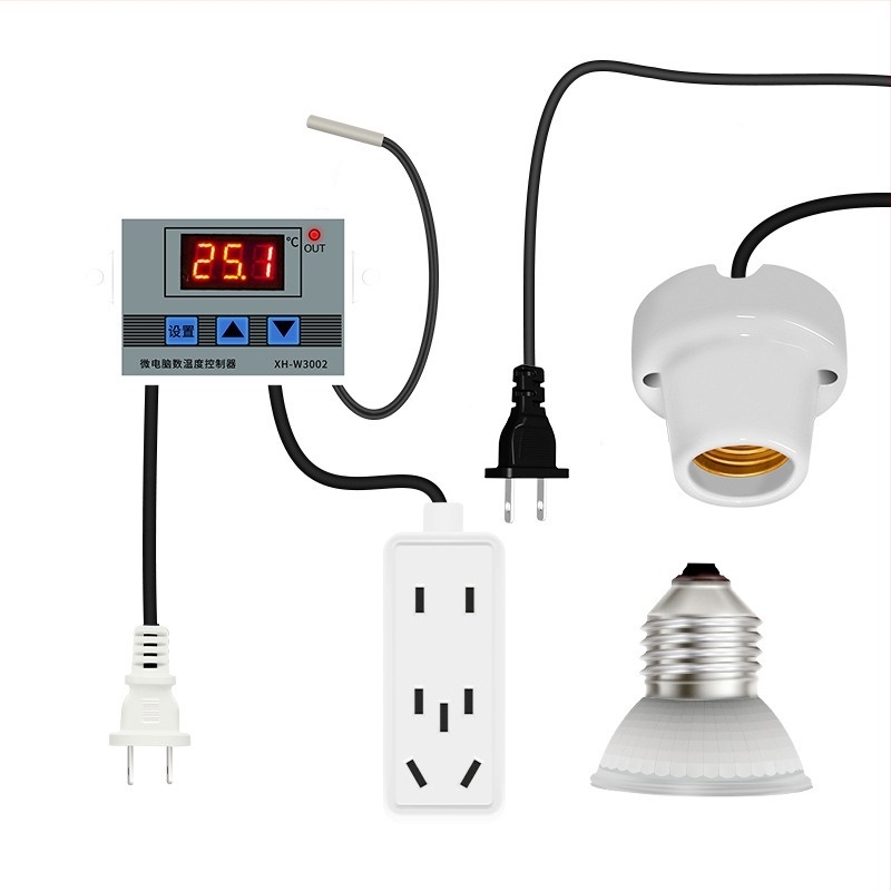 Lampa za grijanje pilića s automatskim termostatom za konstantnu temperaturu u kutiji za uzgoj