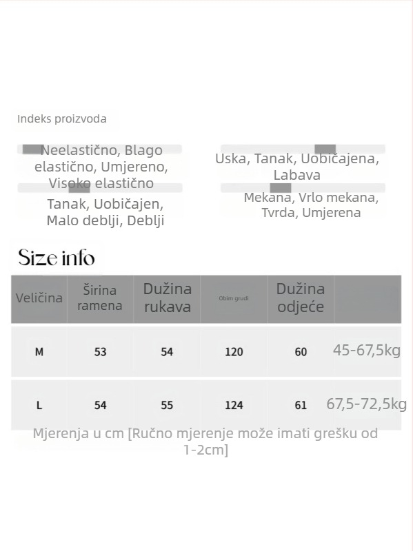 Jakna s patchworkom od velura, dvostruko kopčanje, debeli poliester, dugi rukavi