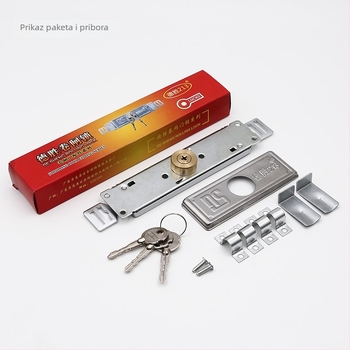 Brava protiv krađe za rolo kapije – DS-Door Lock, bakar, za rolo kapije, rolo vrata i mehanička vrata, moderni minimalistički stil