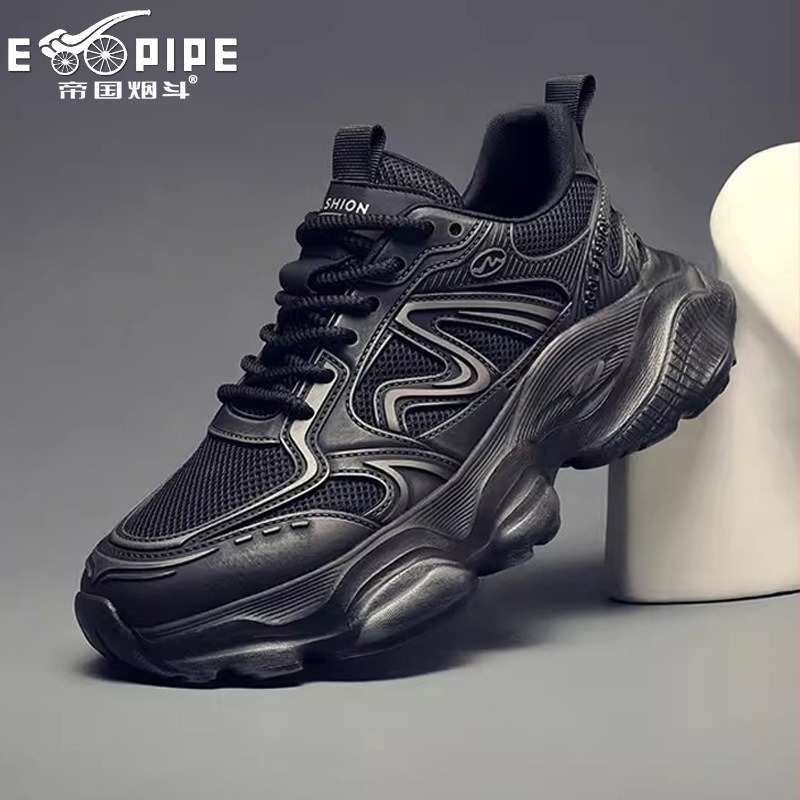 Muške tenisice Dad Shoes - Gornji dio KPU, EVA đon, šnurovanje, nizak vrh, debeli peta 3–5 cm