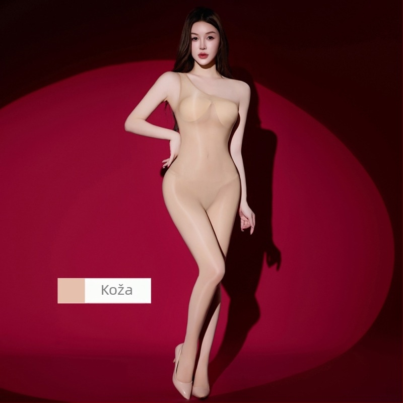 Ženske čarape s uljastim izgledom, bezšivne, tanke, jedne boje, za sve sezone