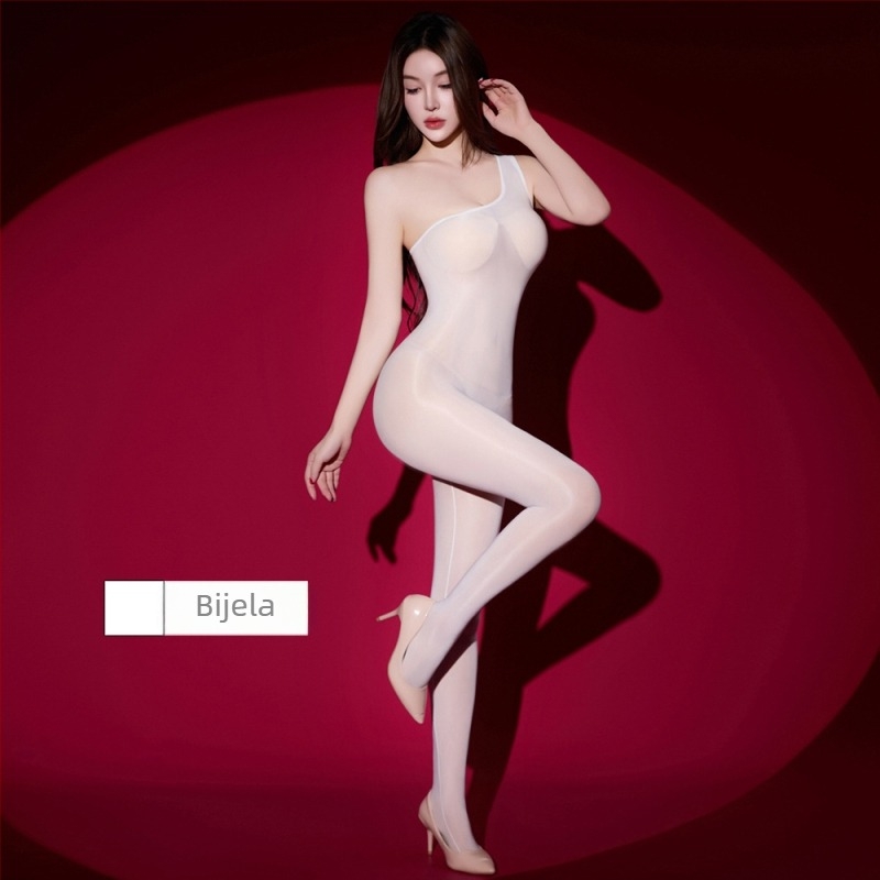 Ženske čarape s uljastim izgledom, bezšivne, tanke, jedne boje, za sve sezone