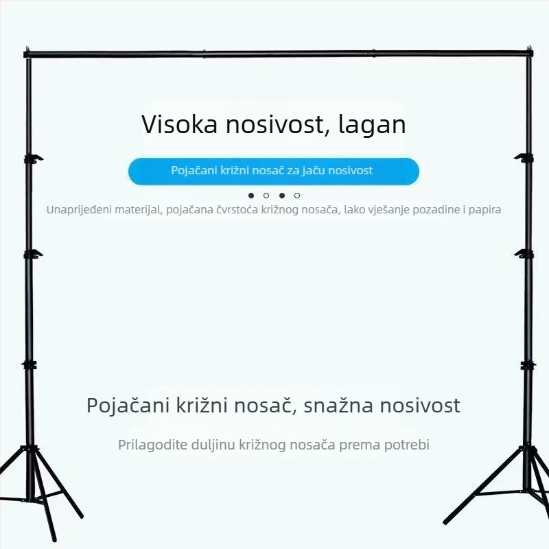 Fotografska pozadina Dragon Door Frame - metalna konstrukcija, 3 segmenta, nosivost 5 kg