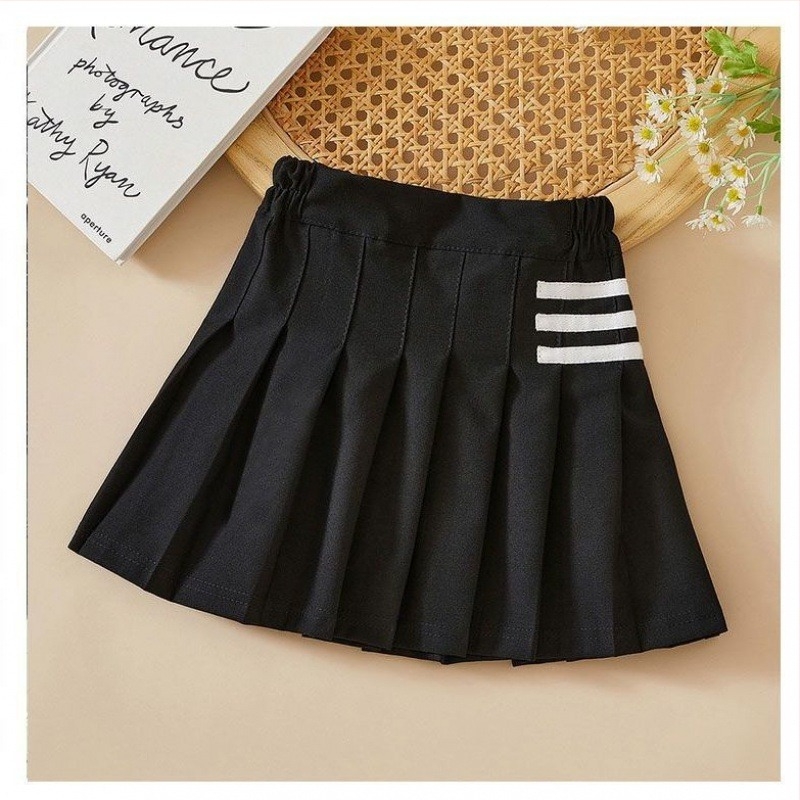 Dječja plisirana suknja u stilu fakulteta, 100% poliester, za djevojčice starije od 8 godina