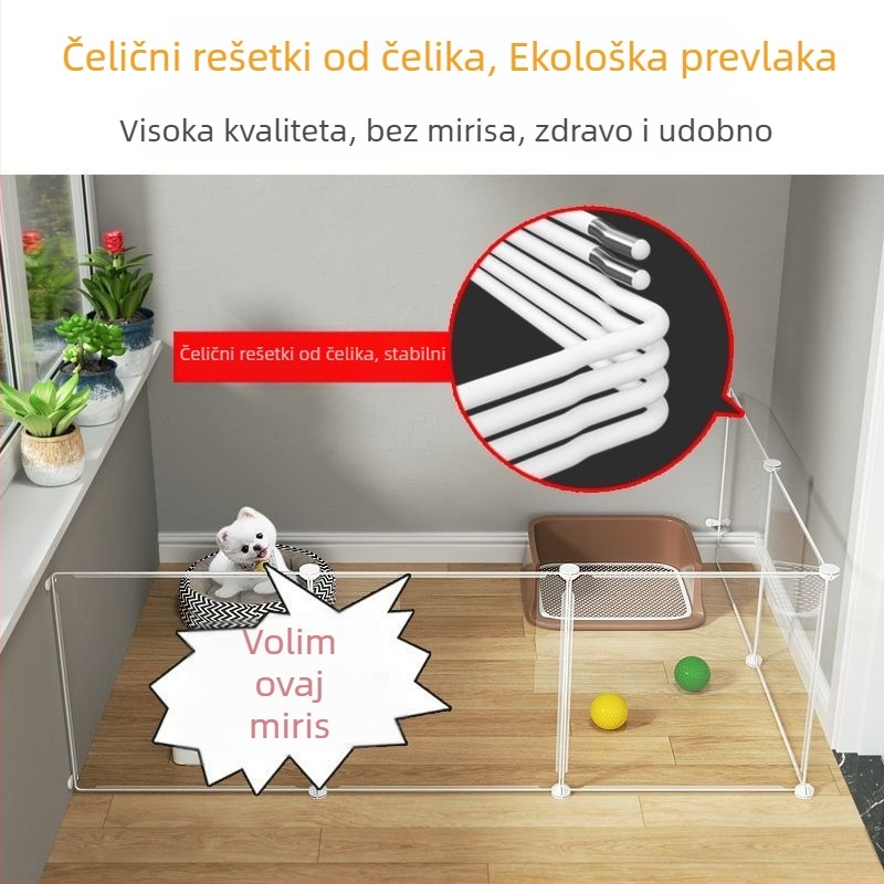 Modularna unutarnja ograda za pse (Materijal: Drugo; Porijeklo: Drugo; Za: Pse)