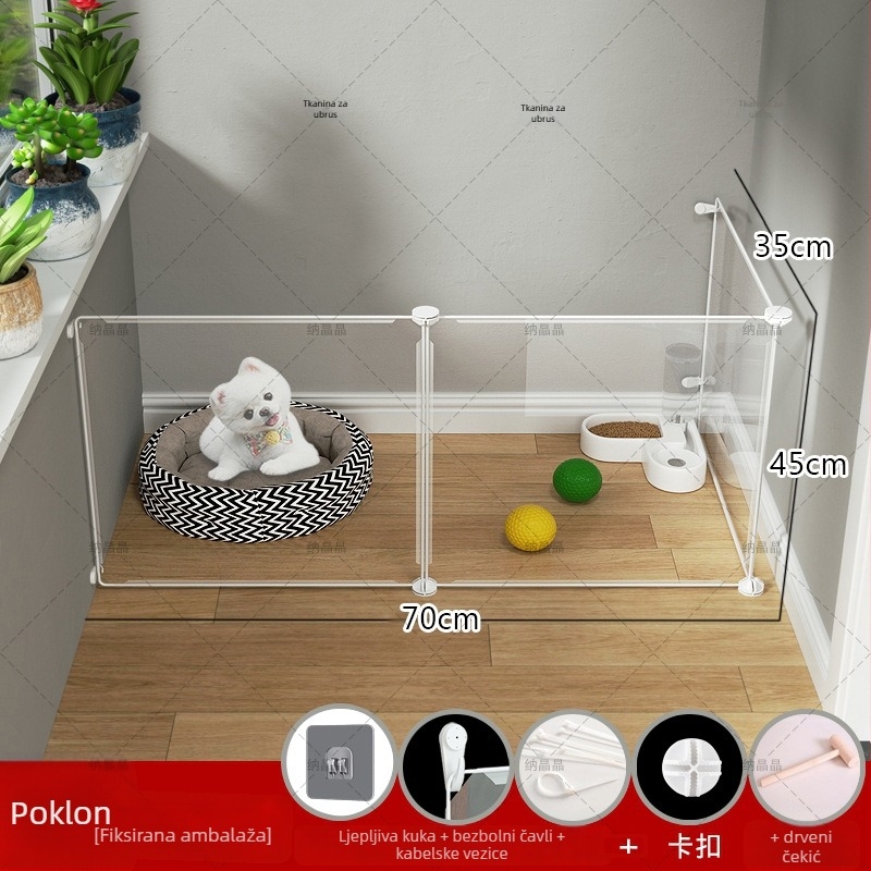 Modularna unutarnja ograda za pse (Materijal: Drugo; Porijeklo: Drugo; Za: Pse)