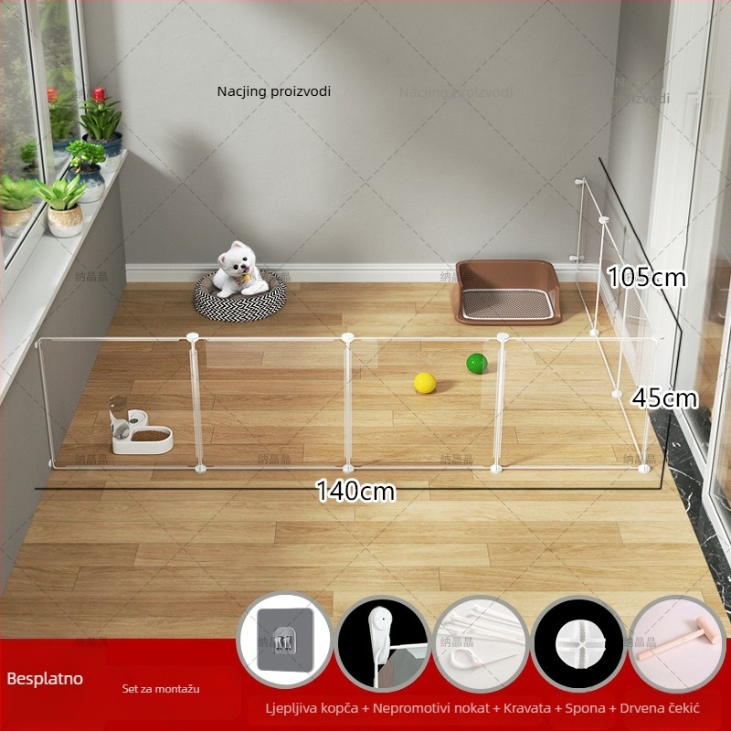 Modularna unutarnja ograda za pse (Materijal: Drugo; Porijeklo: Drugo; Za: Pse)