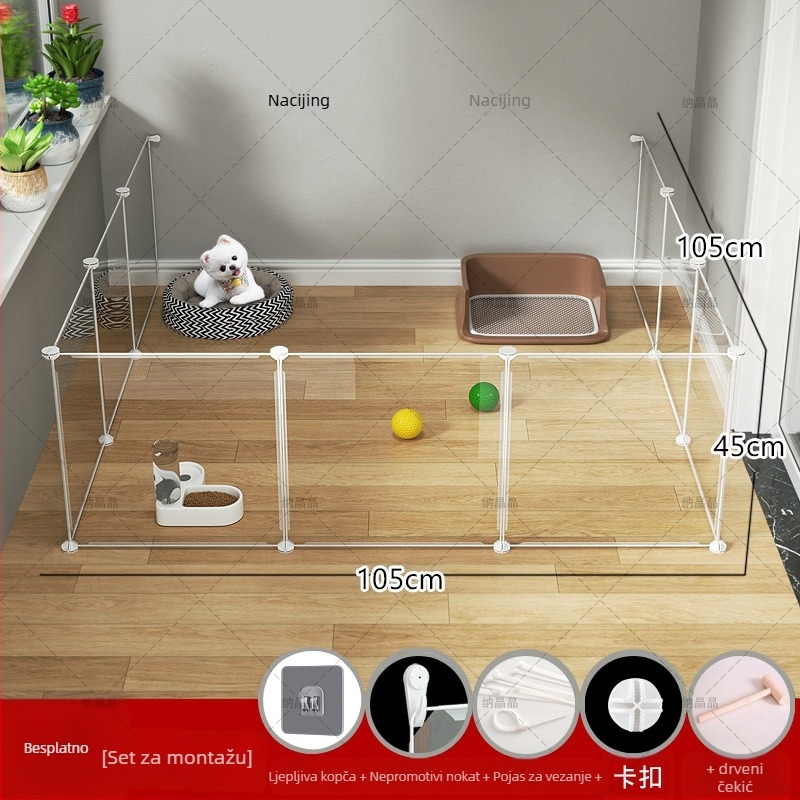 Modularna unutarnja ograda za pse (Materijal: Drugo; Porijeklo: Drugo; Za: Pse)