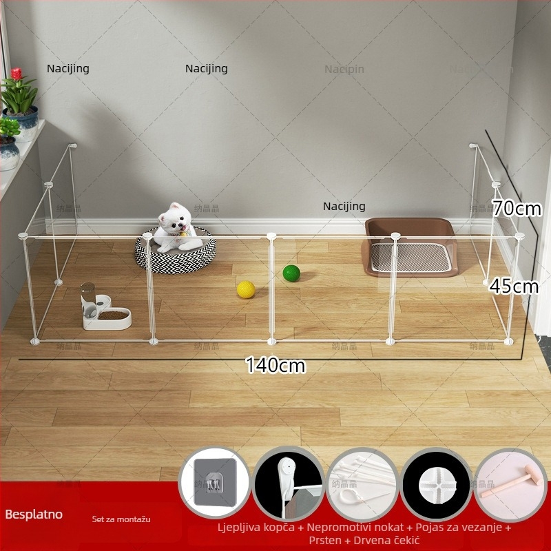 Modularna unutarnja ograda za pse (Materijal: Drugo; Porijeklo: Drugo; Za: Pse)