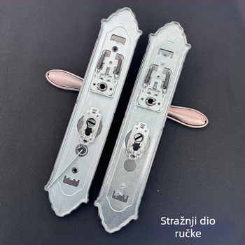 Xinpinfa kvaka za vrata od nehrđajućeg čelika sa zaključavanjem, staro-retro ručka, moderan minimalistički dizajn