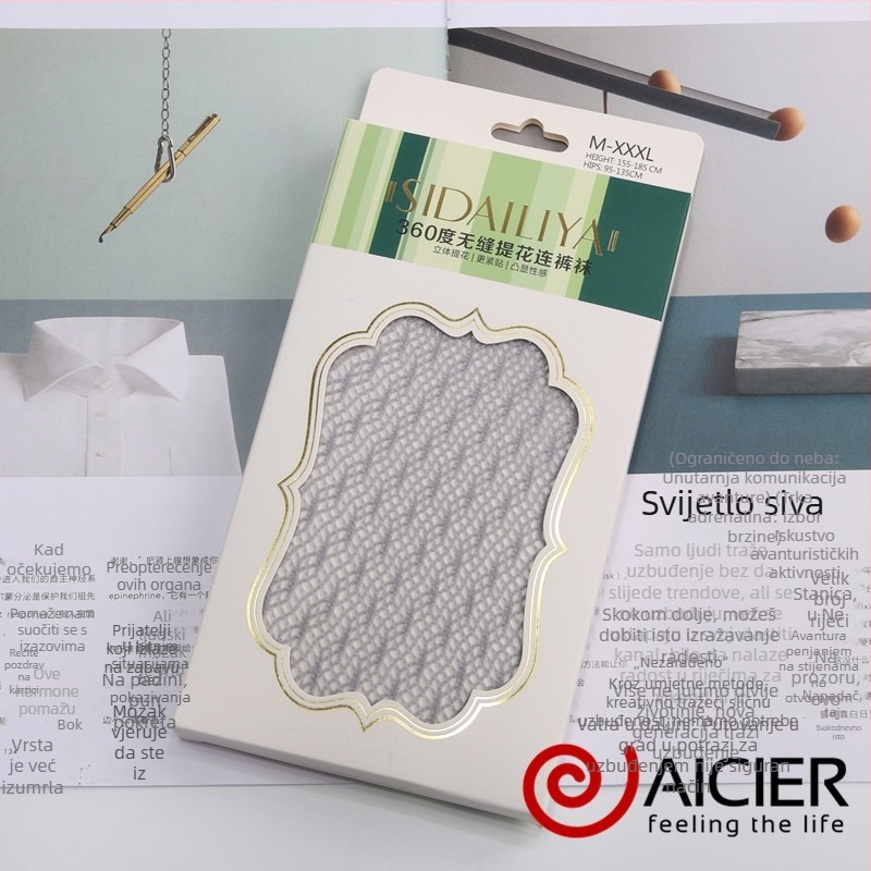 Bezšivne tanke hulahopke s prozirnim mrežastim uzorkom, najlon