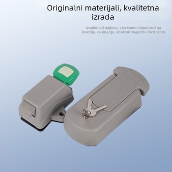 Mortise brava za vrata 1580, tijelo od najlona, za industrijsku primjenu i skladištenje