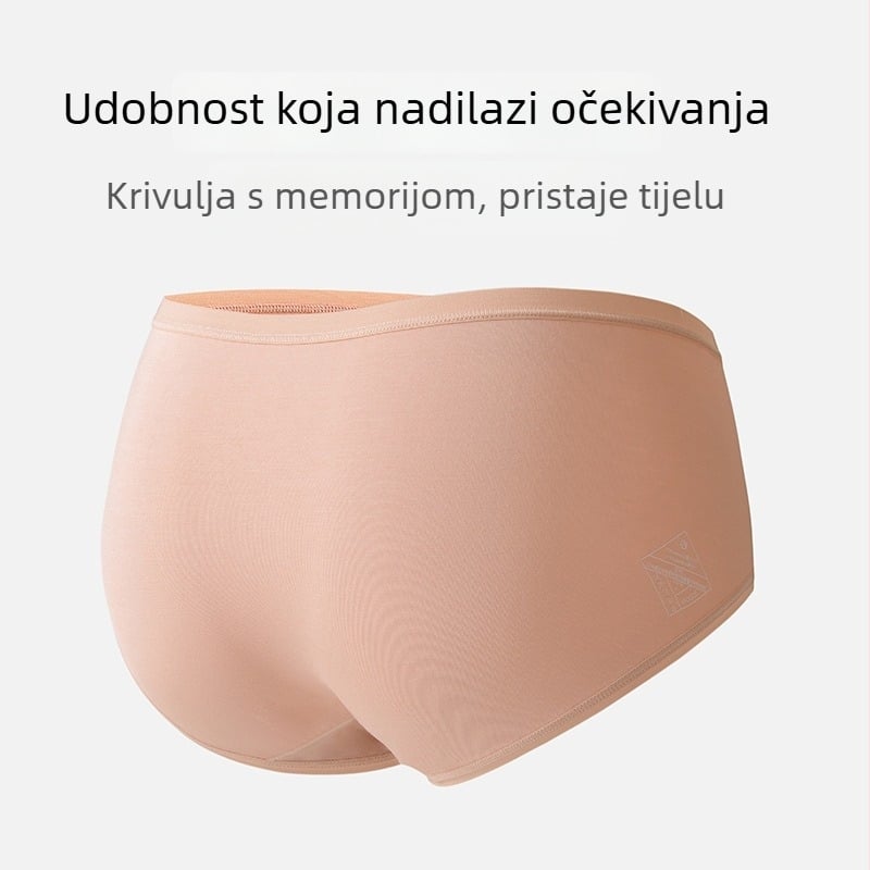 Žensko donje rublje od modala, prozračno, antibakterijsko, srednji pojas, 92% modal, viskozni umetak (50–70%)