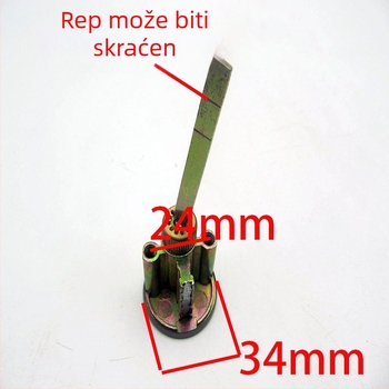 Brava za vrata s ručkom, aluminijska legura, model 901, moderni minimalistički stil, prilagodljivo na zahtjev