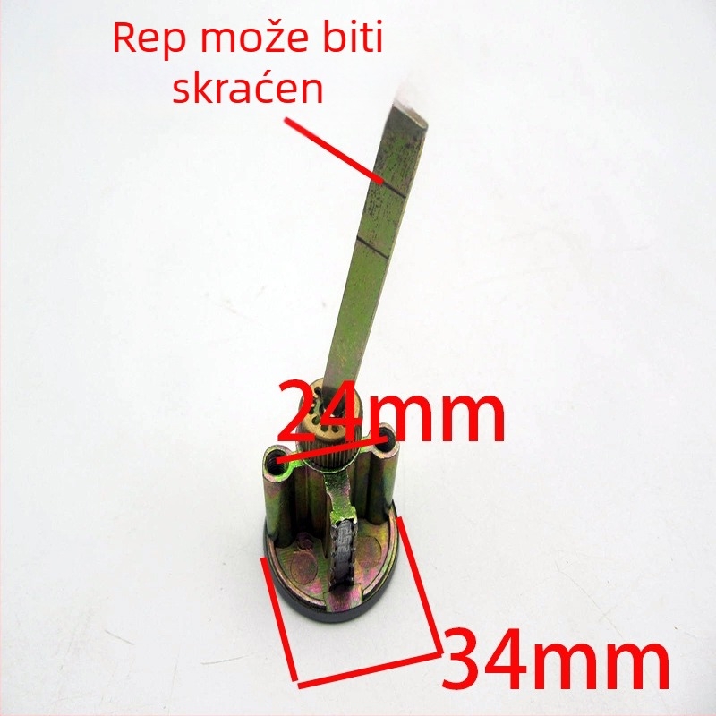 Brava za vrata s ručkom, aluminijska legura, model 901, moderni minimalistički stil, prilagodljivo na zahtjev