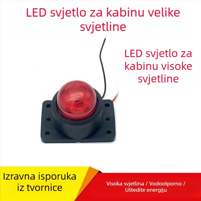 LED kutna svjetiljka za kamione 24V — 5W, LED astigmatizam, vijek trajanja 20 000 h (Model: LED mekana donja kutna svjetiljka)