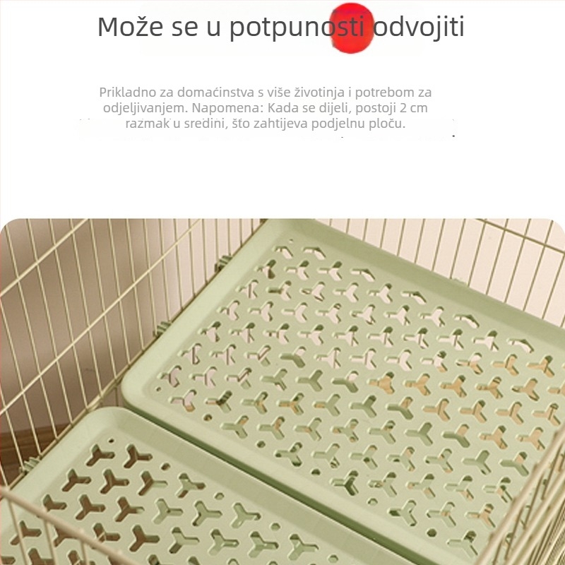 Višeslojni kavez za zečeve za unutarnju upotrebu, marka Chuangyi, materijal: plast-čelična konstrukcija