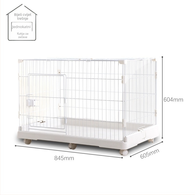 Višeslojni kavez za zečeve za unutarnju upotrebu, marka Chuangyi, materijal: plast-čelična konstrukcija