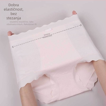 Trudničke i postporođajne gaćice visokog struka – oblikovanje, podizanje kukova, stezanje trbuha, antibakterijske, 100% pamuk