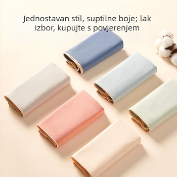 Ženske gaćice visokog struka bez šavova, pamuk, prozračne i antibakterijske; glavni materijal 95–100% pamuk; podstava prepona 100% pamuk