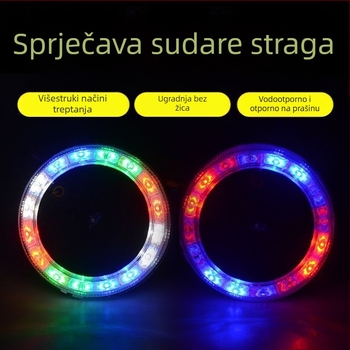 LED stražnja svjetla za vozilo – solarno napajanje, bez vodiča, Solar flash tail light, 3.7V, LED PC kućište