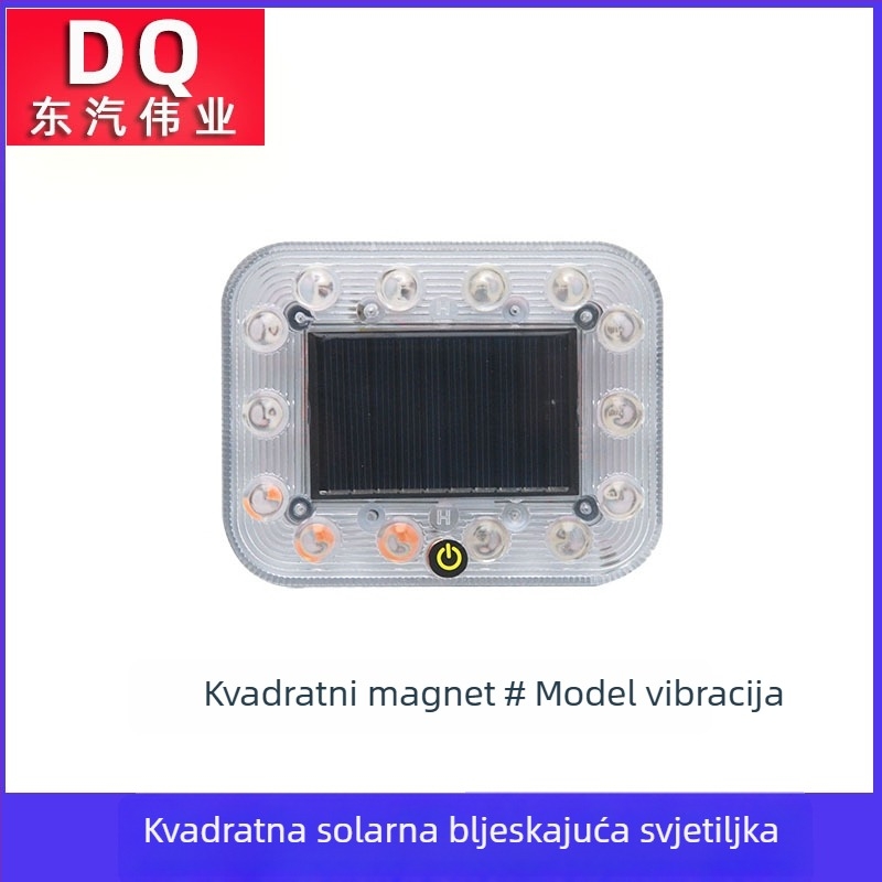 LED stražnja svjetla za vozilo – solarno napajanje, bez vodiča, Solar flash tail light, 3.7V, LED PC kućište