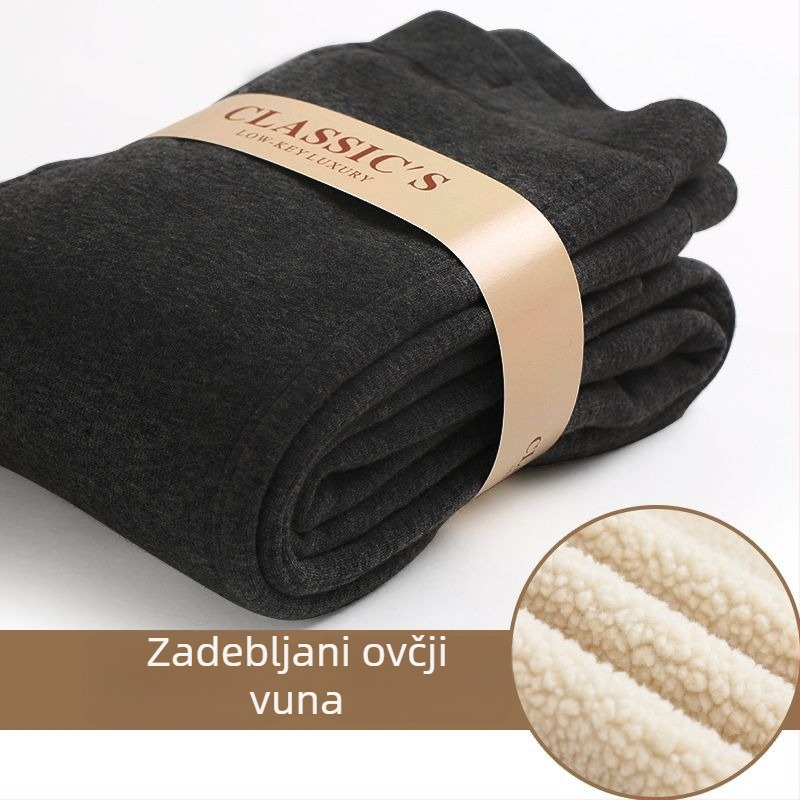 Muške dječje zimske duge gaće s flecom, visok struk, od poliestera, za djecu stariju od 8 godina (visina ≥140 cm)