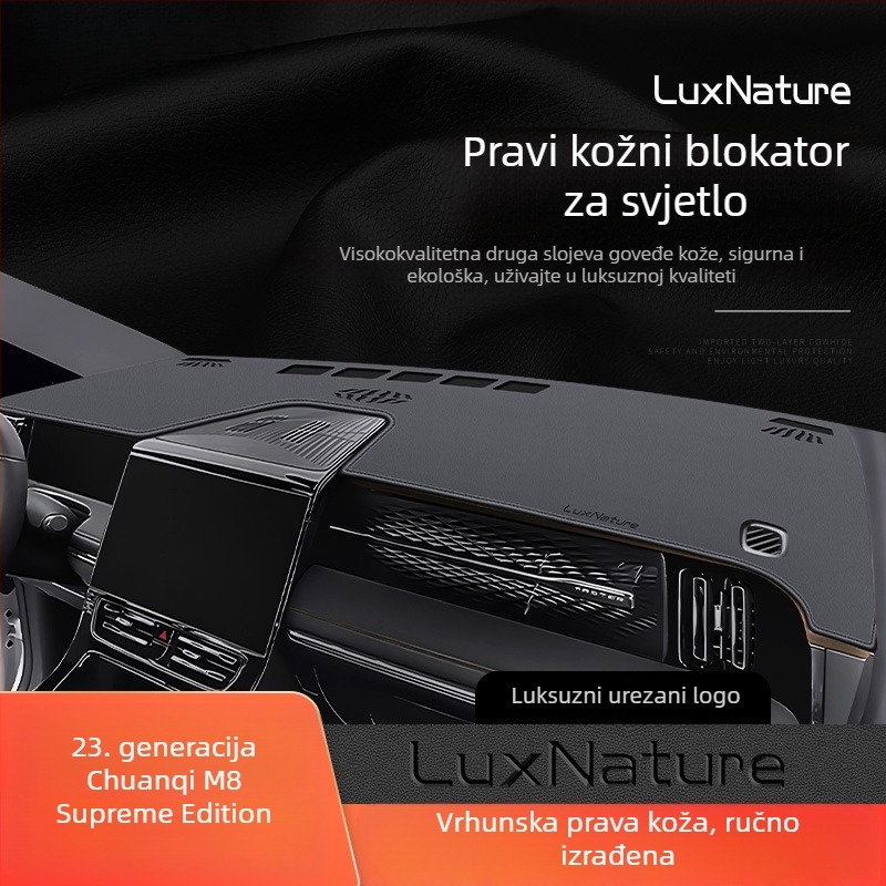 Kožna podloga za ploču središnje konzole s logom marke — Kod proizvoda Ltao710675412364