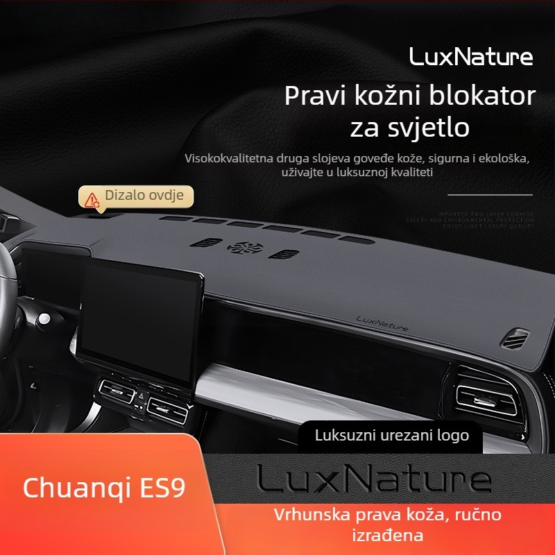 Kožna podloga za ploču središnje konzole s logom marke — Kod proizvoda Ltao710675412364