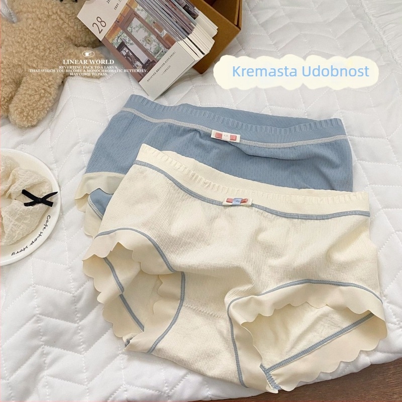 Ženske gaćice srednjeg struka od najlona, prozračne, bez vidljivih linija, podrška bokovima, jednofarbene