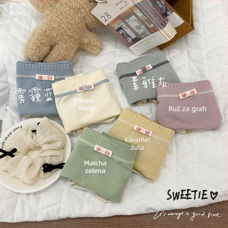 Ženske gaćice srednjeg struka od najlona, prozračne, bez vidljivih linija, podrška bokovima, jednofarbene