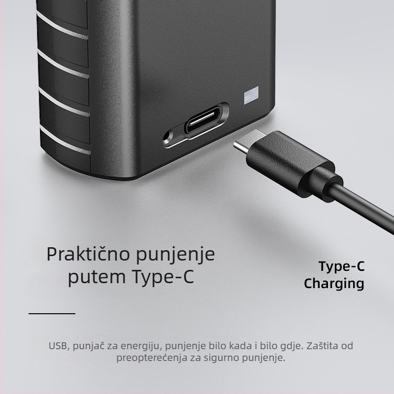 Walkie-Talkie za vanjsku upotrebu: 8W, 16 kanala, domet 3–5 km, baterija 5800 mAh, zaslon, otporan na prašinu