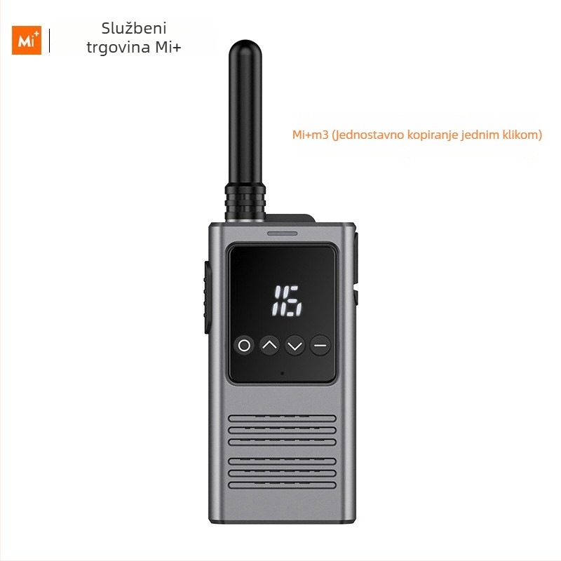 Walkie-Talkie za vanjsku upotrebu: 8W, 16 kanala, domet 3–5 km, baterija 5800 mAh, zaslon, otporan na prašinu