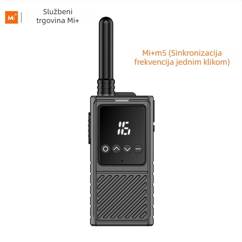 Walkie-Talkie za vanjsku upotrebu: 8W, 16 kanala, domet 3–5 km, baterija 5800 mAh, zaslon, otporan na prašinu