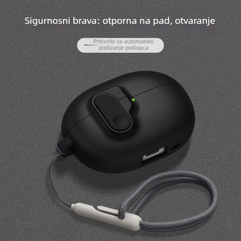 Kućište za Huawei FreeBuds 5i/6i – klip-stil, lik s karikature sa zvjezdicama, TPU mekano kućište s premazom u spreju