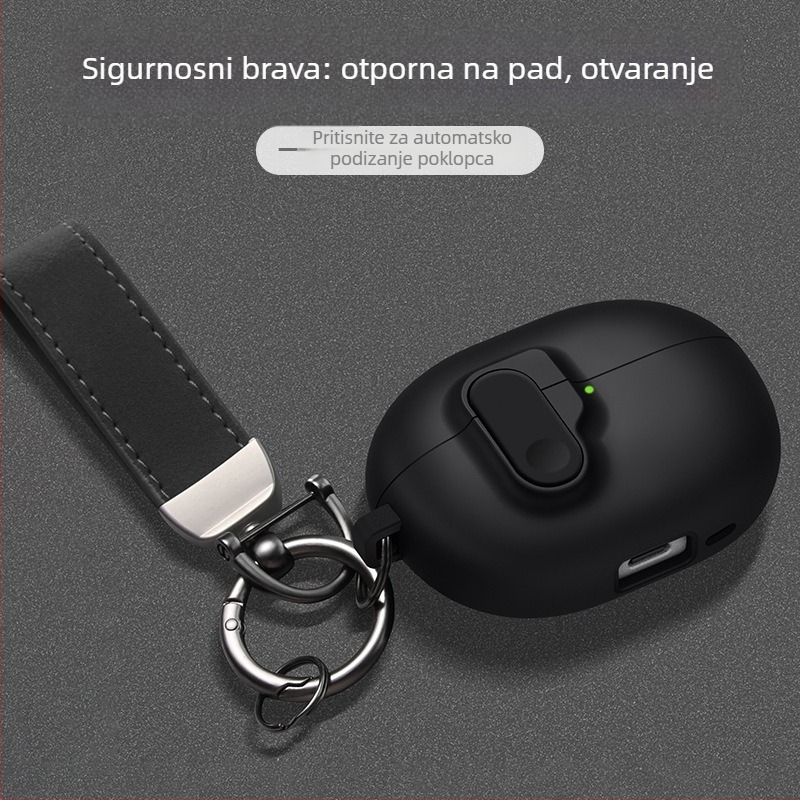 Kućište za Huawei FreeBuds 5i/6i – klip-stil, lik s karikature sa zvjezdicama, TPU mekano kućište s premazom u spreju