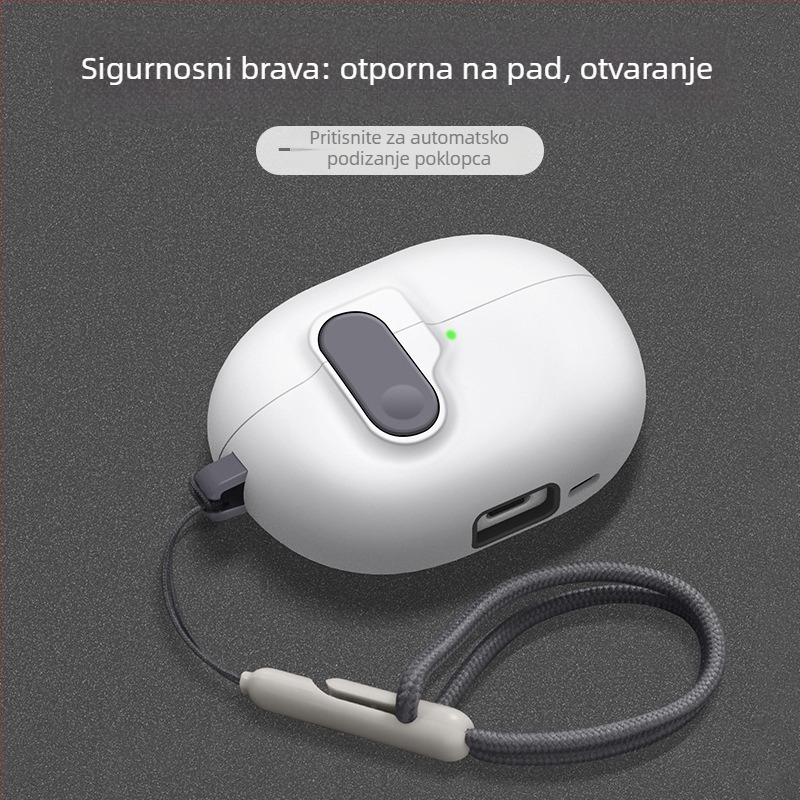 Kućište za Huawei FreeBuds 5i/6i – klip-stil, lik s karikature sa zvjezdicama, TPU mekano kućište s premazom u spreju
