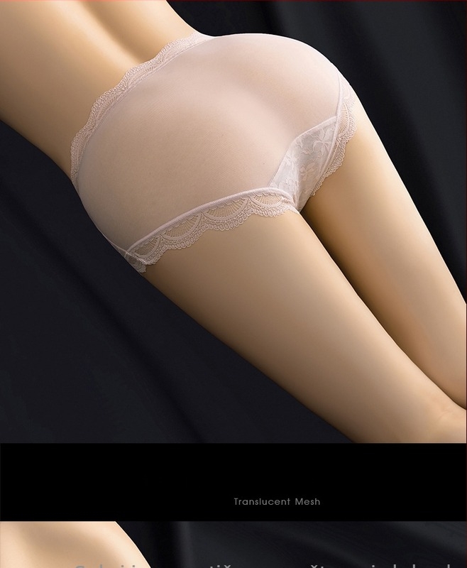 Ženske čipkaste gaćice, najlon 90–95% materijal, pamukova podstava u preponama, srednji pojas, prozračan