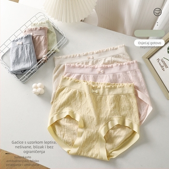 Plus-size ženske gaćice bez šavova – pletene, srednji pojas, podizanje bokova, prozračne viskoze, podstava 90–95% viskoze