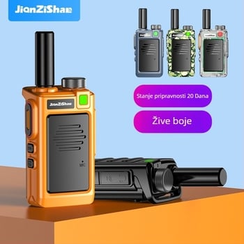 Kamuflirana ručna radiokomunikacija s funkcijom jednim klikom za frekvenciju, 400-470 MHz, 16 kanala, domet 3-5 km, Li-ion baterija 9800 mAh