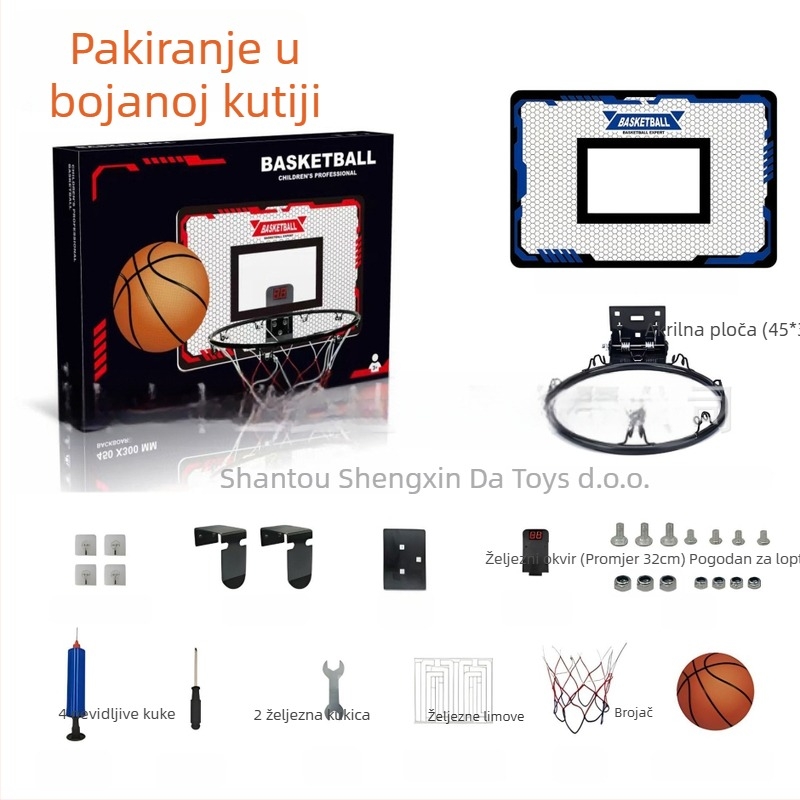 Dječji koš za košarku od lijevanog željeza za unutarnju i vanjsku uporabu – 1,8 kg, Sheng Xinda