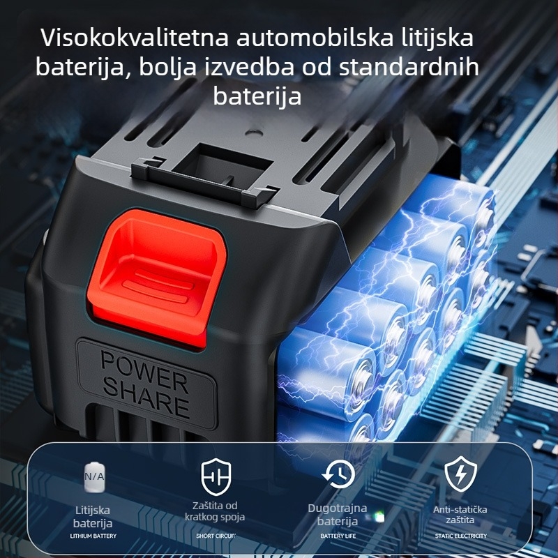 Električna auto polirka za uklanjanje ogrebotina i poliranje – bežični, 12V Li-ion, 120W, model ST-6598